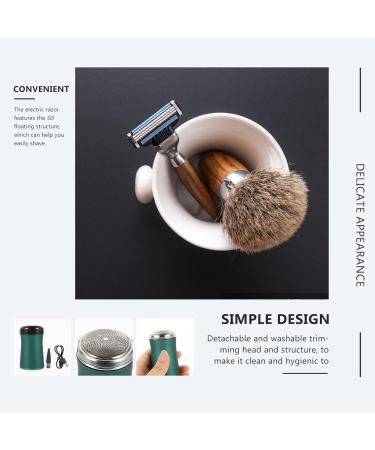 Minkissy 3 Sets Men's Electric Shavers | Razor Travel Shavers & Beard Trimmer | Aluminum Alloy Clippers & 3D Design - Buy Online on GoSupps.com