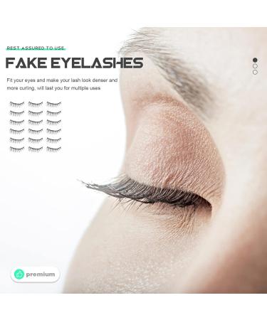20 Pairs Eyelashes False Eyelash Strip Lash Strips Eye Lash Single Lashes Lash Fake Makeup Lashes Strips Fake Eyelash Ioni Cosmetic Lashes Lash Book Imitation Bulk Cosmetics - Buy Online on GoSupps.com