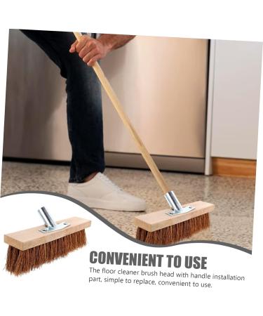 Healeeved Kitchen Bristle Floor Brush with Handle - Efficient Floor Cleaning Tool for Easy Exchange - Buy Online on GoSupps.com