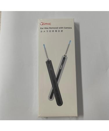 Qimic 1080P FHD Wireless Ear Wax Remover Camera | Ear Cleaner Kit with 6 LED Lights | Visual Otoscope for Adults, Kids & Pets - Black - Buy Online on GoSupps.com
