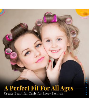 FROZZKY Hair Rollers Set for Long Hair - 37 PCs Including Velcro Curlers, Clips, Combs, and Braiding Tool - Buy Online on GoSupps.com