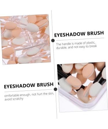 Baluue 500 Pcs 5 Boxes Double Ended Eyeshadow Brush Make up for Face Cream Applicator Non Latex - Buy Online on GoSupps.com