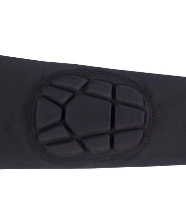 RGA Padded Arm Sleeves - Crashproof Elbow Support for Men | Basketball Protection - Medium Black - Buy Online on GoSupps.com