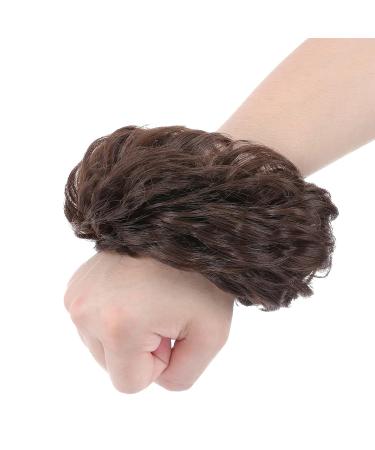 SEGO Hairpiece Bun Hair Tie - Voluminous Medium Brown Hair Extensions (50g) for Gorgeous Updos - Buy Online on GoSupps.com