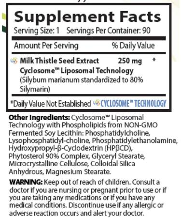 NATURE'S ESSENTIALS Liposomal Milk Thistle 250mg | Full-Spectrum Silymarin | Maximum Absorption Formula | 3 Month Supply | Non-GMO, Gluten-Free, Vegetarian | Lab Certified | Made in USA - Buy Online on GoSupps.com