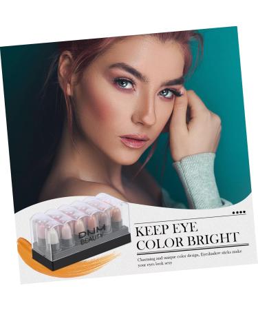 Ipetboom 2 Boxes 12 Shadow Box Eyeshadow Eye Shadow Pencil Beautiful Eye Cosmetics Woman Highlight - Buy Online on GoSupps.com