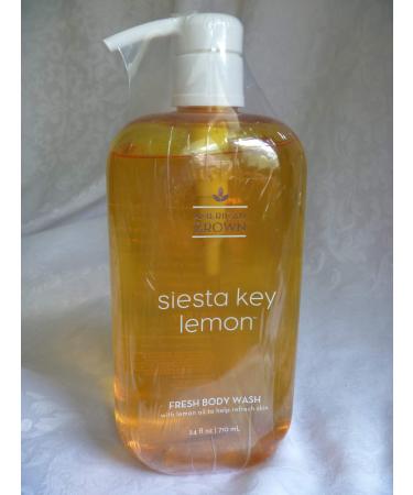 Bath & Body Works American Grown Washington Siesta Key Lemon Body Wash Full Size 24 Fl. Oz.