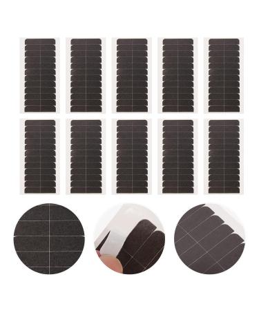 FOMIYES Double Sided Tape for Hair Extensions - 10 Sheets Wig Adhesive Strips & Bonding Tape for Lace & Woven Fabrics - Buy Online on GoSupps.com