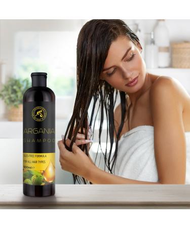 AROMATIKA Argan Oil Shampoo 16.2 Fl Oz | Natural Hair Care with Argan Oil & Herbal Extracts for All Hair Types - Restorative Formula - Buy Online on GoSupps.com