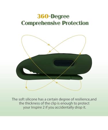 HSWAI 3-Pack Clips Replacement for Fitbit Inspire 2/Fitbit Inspire 3  Soft Comfortable Silicone Clip 360Protection Holder Accessory Compatible with Fibit Inspire 2/3(Army Green/Navy/Gray navy/ gray/ army green - Buy Online on GoSupps.com