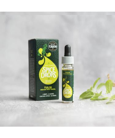 Holy Lama Spice Drops Tulsi Extract - Great Taste Award. Natural Cooking Ingredient. Savoury Thai Asian Salad Recipes 1 x 5ml Bottle Single 5ml - Buy Online on GoSupps.com
