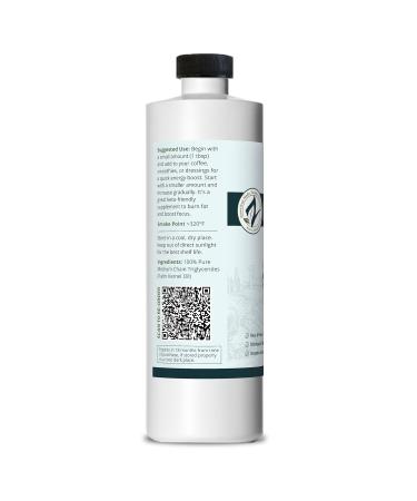 Pure MCT Oil Carrier Massage Hydrating Hair Food and Therapeutic Grade 16 Oz 16 Ounce (Pack of 1) - Buy Online on GoSupps.com