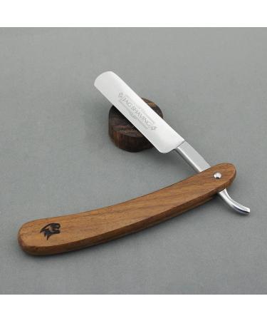 JAG 5-Part Sustainable Shaving Razor Set | Wooden Brush Leather String Grinding Paste & Alum Wand | Eco-Friendly Shaving Experience - Buy Online on GoSupps.com