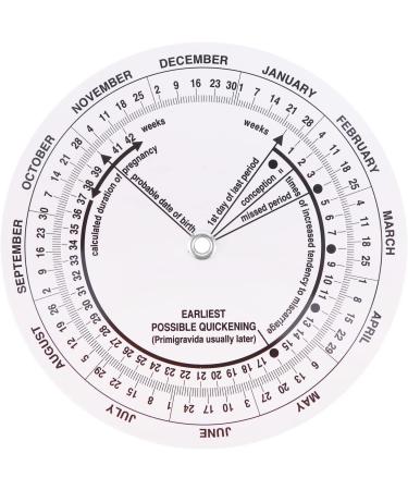 Pregnancy Wheel Due Date Calculator - OB-GYN, Midwives, Nurses, Patients & Doctors - 8 pack - Buy Online on GoSupps.com