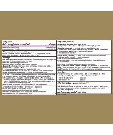 GoodSense Nighttime Cold & Flu Softgels - 24 Count - Aches and Pains Relief for Cold & Flu - Buy Online on GoSupps.com