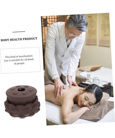 Buy Homsfou Navel Heating Moxa Roller Stick | Portable Moxibustion Box Tool for Whole Body Health - Buy Online on GoSupps.com