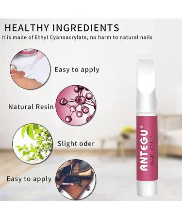 20 Pieces Extra Strong Nail Glue - Professional Nail Extension for Artificial Nails | Best 2g Nail Glue for Tips - Buy Online on GoSupps.com
