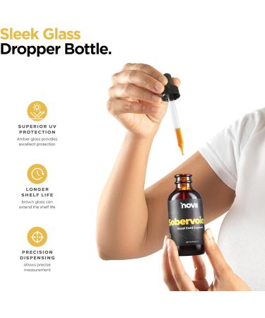 NOVII Sobervoice Ultimate Vocal Health Drops - Herbal Relief from Vocal Strain Dryness & Hoarseness - Voice Enhancing Booster Drops Vocal Relief for Singers Speakers Performers 2 fl. oz. - Buy Online on GoSupps.com