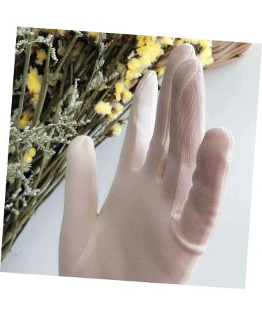 DOITOOL 1 Pair Grooming Gloves Moisturizing Mittens Knit Mittens Multi-Function Moisturizing Gloves Mittens Kids Hand Nighttime Gloves Jewelry Silk Sun Protection White - Buy Online on GoSupps.com