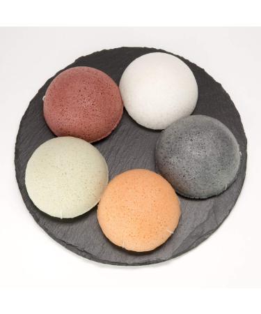 KONGY Konjac Sponge - Red Clay for Dry Skin | Natural Exfoliation & Gentle Cleansing | 4g International Shipping - Buy Online on GoSupps.com