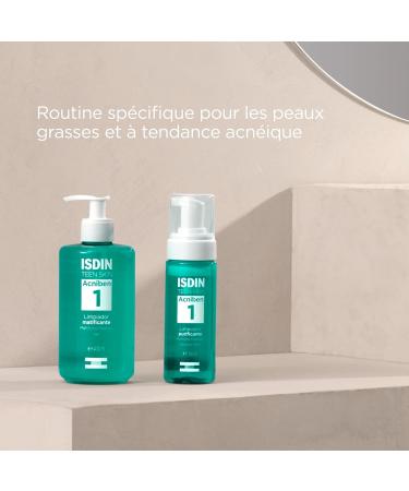 ISDIN Acniben Purifying Cleansing Foam Deeply Cleans Pores Regulates Excess Sebum Duplo Pack 2 units 150ml x 2 - Buy Online on GoSupps.com