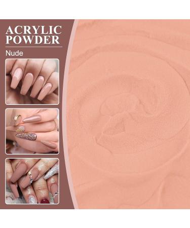 Jukcoi Acrylic Powder 7 Colors Monomer Nail Powder for Acrylic Nails Extension - Nude 1.05oz (30g) - Buy Online on GoSupps.com