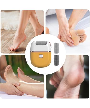 Electronic Foot File Pedicure Tool Portable Electronic Foot File Pedicure Portable Electronic Pedicure Foot Care for Dead Skin and Pedicure at Home Yellow - Buy Online on GoSupps.com