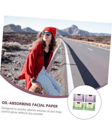 Angoily 4boxes Facial Oil Blotting Paper Tissue Paper for Oily Skin Oil Absorbing Papers Facial Oil Cleaning Paper Skin Care Products Oil-Absorbing Paper Men and Women Face Oil - Buy Online on GoSupps.com