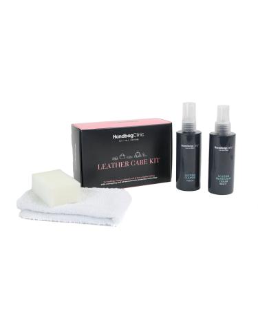 Handbag Care Kit for Leather - Cleaner & Protector for use on Hangbags Luggage Shoes Boots and Leather Clothing