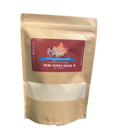 Pure Maple Sugar, Roxbury Mountain Maple, 16 oz (1 lb)