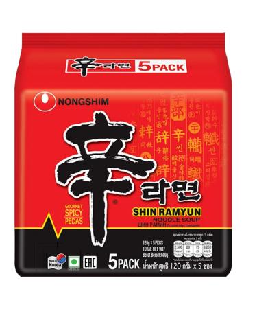 Nongshim Shin Ramyun Korean Style Instant Noodles 600g