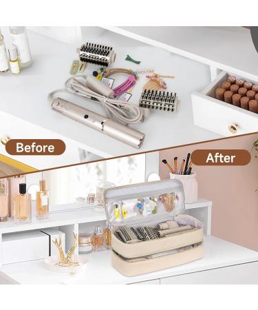 Travel Carrying Case Compatible with Shark Flexstyle Styler/Hair Dryer Double-Layer Hair Hot Tools Storage Bag Compatible with Airwrap Styler/Supersonic Hair Dryer and Attachments Apricot(Bag Only) - Buy Online on GoSupps.com