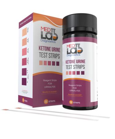 Ketone Strips Keto Test(150 ct) for Ketone Urine Testing. Ketosis Test Strips for Keto Diet Paleo Ketogenic Atkins Low Carb Diet