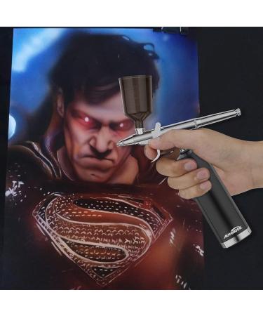 Autolock 32PSI Cordless Airbrush Kit with Rechargeable Compressor - Portable Wireless Air Brush for Barber, Nail Art, Cake Decor, Makeup, Model Painting (Black) - Buy Online on GoSupps.com