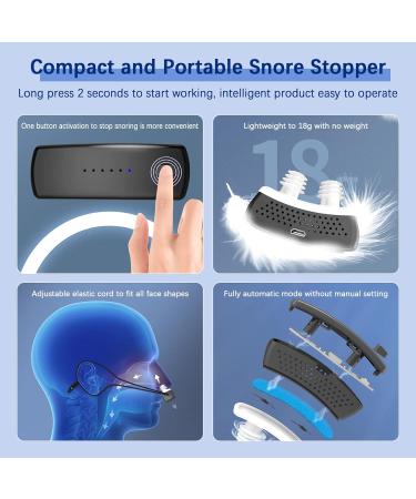 Smart Adjustable Snoring Stopper - Electric Anti-Snoring Device for Better Sleep - Buy Online on GoSupps.com