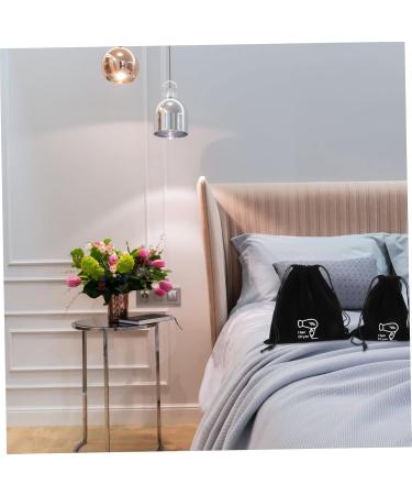 WOONEKY 10 Pcs Storage Bag Travel Bag for Hair Styling Tools Styling Tools Drawstring Bag Black Velvet - Buy Online on GoSupps.com