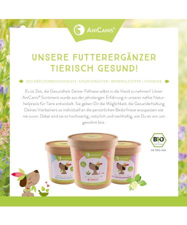 Anicanis Bio Herbal Mix Broncho Vitalis for Dogs - Organic Respiratory & Bronchial Support - 125g Feed Additive - Buy Online on GoSupps.com