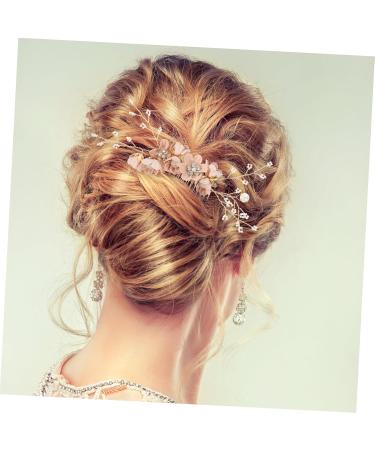 Healeved Flower Hair Comb Decorative Hair Comb for Women Hair Comb for Wedding Side Hair Comb Hair Accessories for Women Hair Comb for Women Accessories Wedding Hair Clip Wedding Hair Comb - Buy Online on GoSupps.com