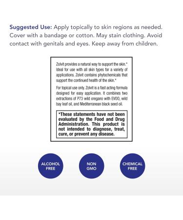 Buy Physician s Strength Zolvit 30 mL - Skin Support Formula with P73 Oregano & Natural Oils - All Skin Types - International Shipping - Buy Online on GoSupps.com