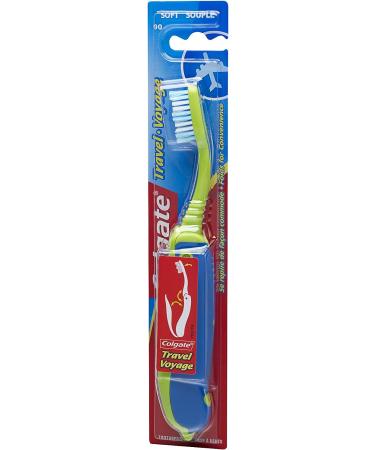 Colgate Soft Travel Toothbrush - Colors Vary | Compact and Convenient - Buy Online on GoSupps.com