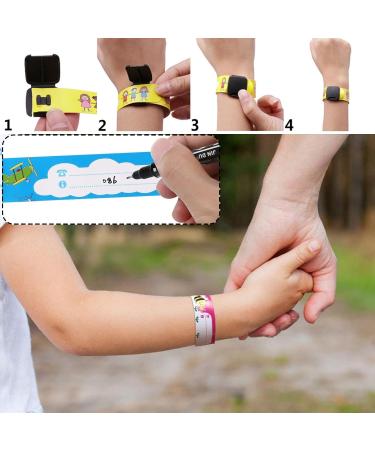 Shop DKDDSSS 9PC Children Sidelines | Baby Railway Dishware & Waterproof Emergency Bracelets for Toddlers - Perfect for Boys - Buy Online on GoSupps.com