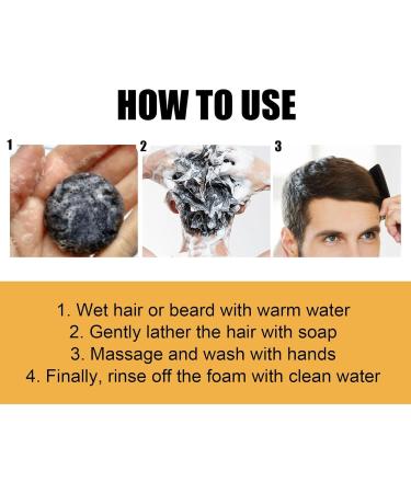  Acunny Grey Hair Reverse Bar Bar Soap For Grey Hair Natural Grey Hair Removal Soap Hair Darkening Shampoo Bar Solid Shampoo Bar - Buy Online on GoSupps.com