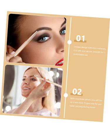 Mikinona 3pcs Double Ended Eyebrow Pencil Brow Pencil Brown Waterproof Brow Pencil Eyebrow Pencil Waterproof Makeup Accessories Eyebrow Pencil Dark Brown Makeup Tools Brow Pencil Black - Buy Online on GoSupps.com