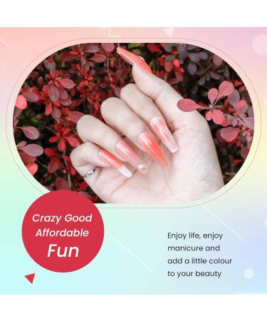 VANREESA Poly Nail Gel Kit with UV Lamp - 9 Colours Poly Nail Extension Gel Builder Set for Women - Nail Art Gift with Tips and Slip Solution - Buy Online on GoSupps.com