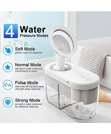 Electric Ear Wax Removal Tool - Rechargeable Ear Cleaner Kit with 4 Water Pressure Modes - 400mL Water Powered System for Effective Ear Irrigation and Cleaning - Buy Online on GoSupps.com