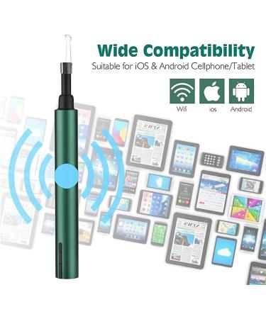 Jteremy Ear Wax Removal Tool - Wireless 5.5mm WiFi Ear Endoscope Cleaner with Camera and LED Lights - Buy Online on GoSupps.com