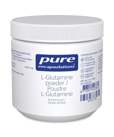 Pure Encapsulations - L-Glutamine Powder - Amino Acid - Hypoallergic & Vegan Supplement Without Any Additives - 227g