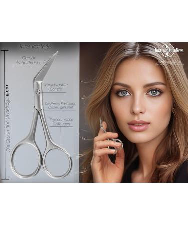 Buy Ladies Angled Nail Scissors for Fingernails & Cuticles - 9 cm Short | Premium Quality & International Shipping - Buy Online on GoSupps.com