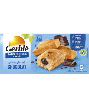 Gerbl No Added Sugars Chocolate Filled Cake 5 cakes 150 g 210269 - Buy Online on GoSupps.com