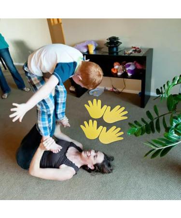 DKaony Handprint Marker - Durable Hand Shape Marker for Adult Muscle Training Lightweight & Tough - 2 Pairs in Yellow - International Shipping Available - Buy Online on GoSupps.com